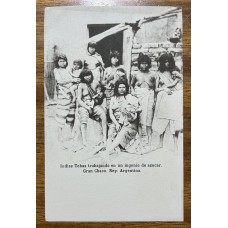 ABORIGENES INDIAS TOBAS CHACO ANTIGUA TARJETA POSTAL INDIGENAS